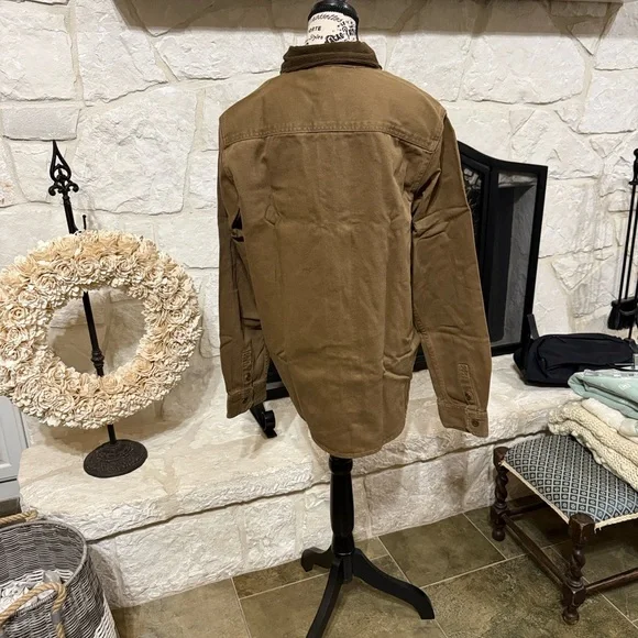 Frye Men's Brown Denim Barn Jacket - Picture 6 of 9